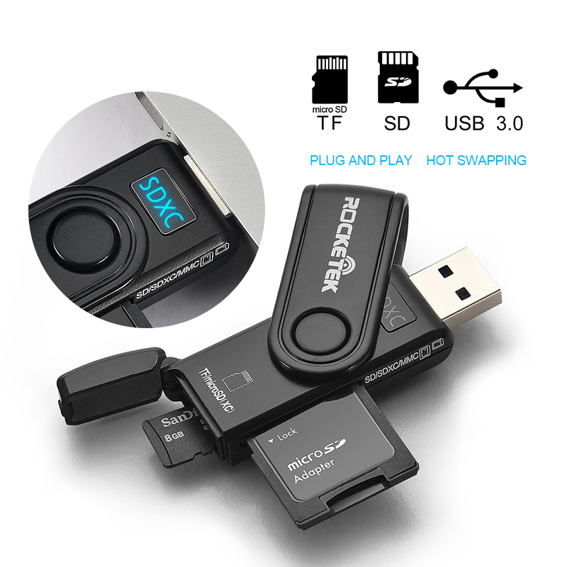 ROCKETEK USB 3.0 Micro SD Card reader - rocketeck