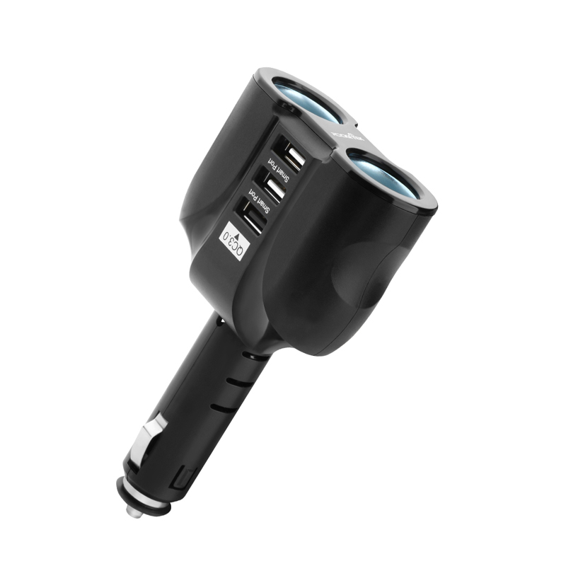 Rocketek QC 3.0 USB Car Charger Cigarette Lighter Adapter - rocketeck