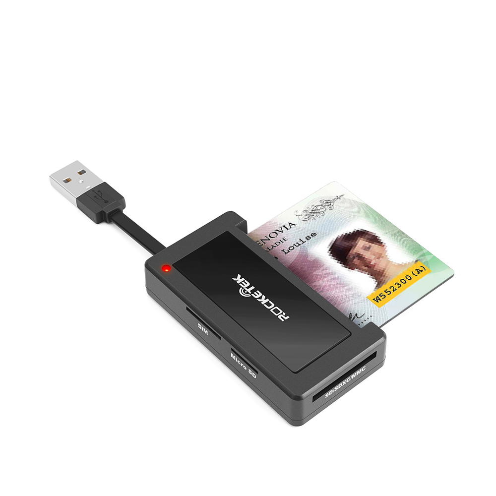 Rocketek Dod Military Usb Smart Card Reader Rocketeck