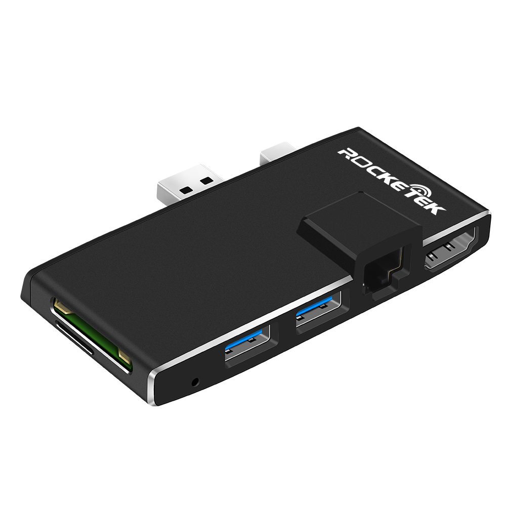 Rocketek Usb 3 0 Hub Multiport Adapter Docking Station Rocketeck