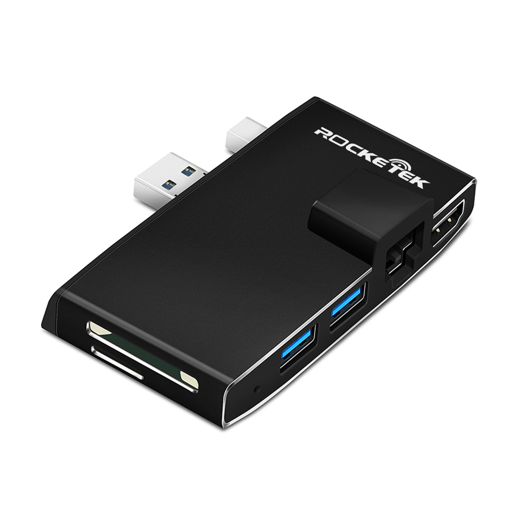 Rocketek Memory Card Reader USB 3.0 Hub Combo Adapter - rocketeck