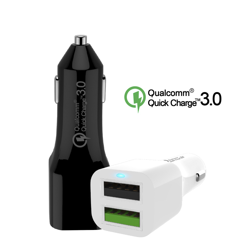 Rocketek Dual USB Quick Charger 3.0 car charger - rocketeck