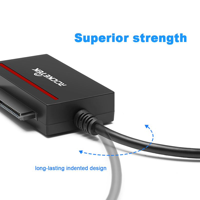 Rocketek USB 3.0 to SATA & CF Card Reader Adapter - rocketeck