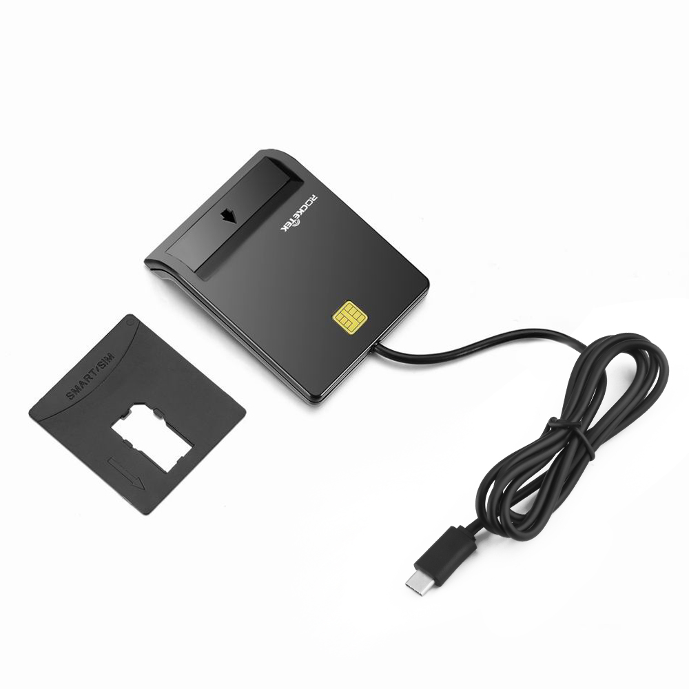 long range emv portable iso 7816 usb c smart atm card reader 