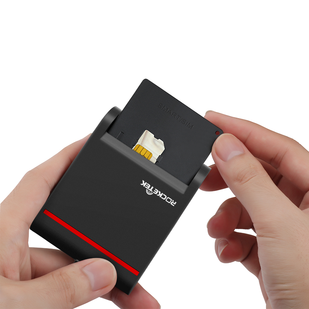 Rocketek Type C ATM Smart Credit Card Reader SIM adapter - rocketeck