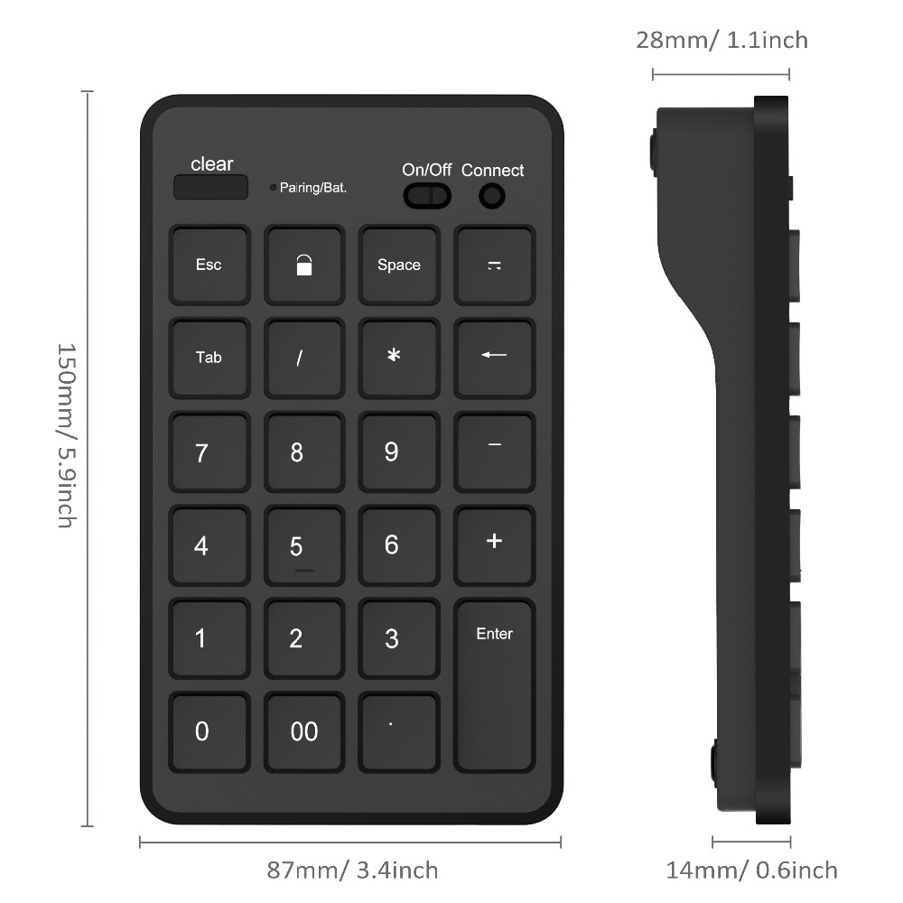 ihome wireless numeric keypad