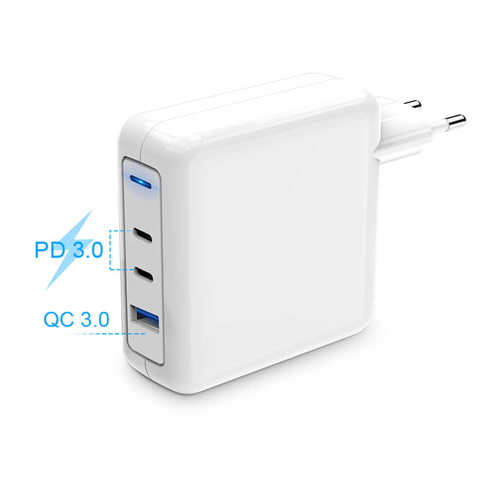 multi port QC 3.0 PD fast charger Type c usb wall charger for macbook –  rocketeck