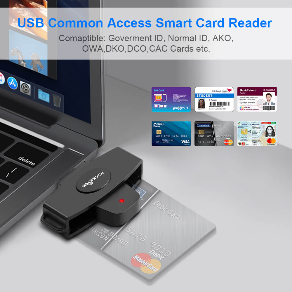 Type C OTG smart card reader