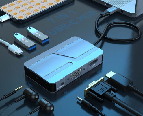 VGA usb hub